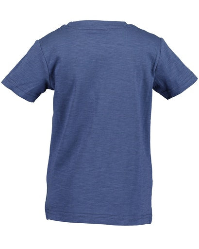 Boys Short Sleeve T-Shirt - Jeansblue