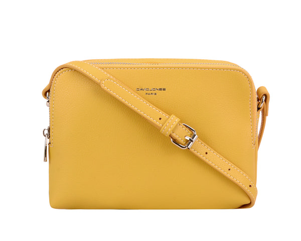 Crossbody Handbag - Faint Yellow