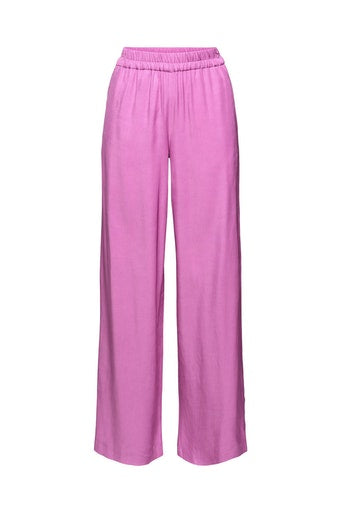 Viscose Trousers - Dark Pink