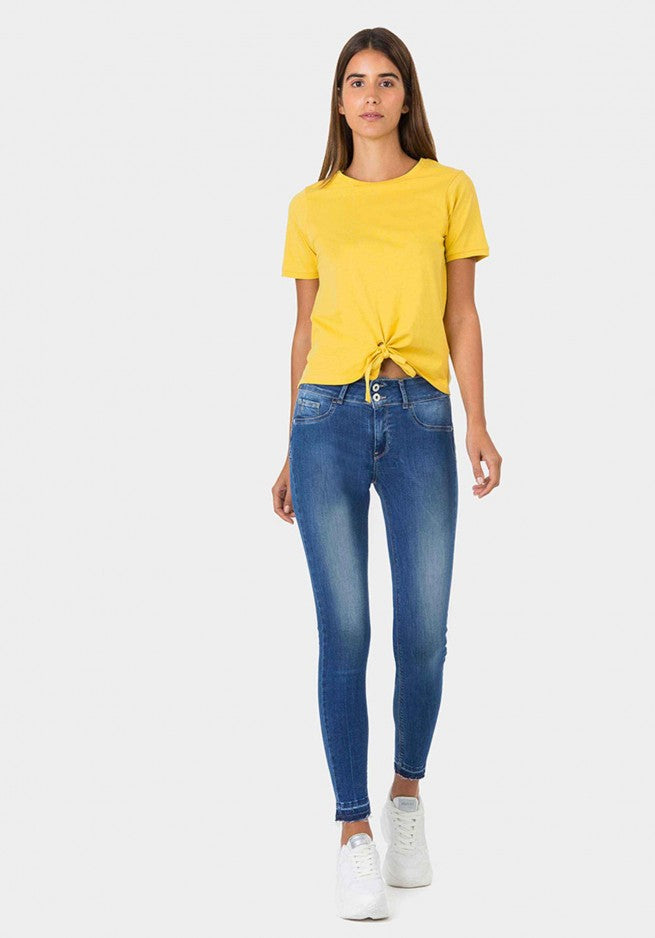 One Size Double Up Jean Blue - Main Image