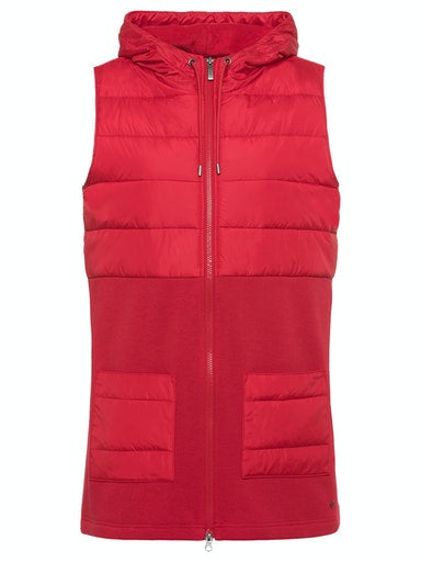 Sleeveless Jersey Jacket - Red