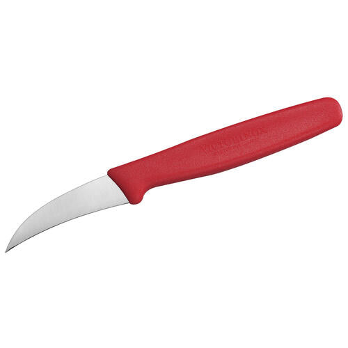 Swiss Classic 6cm Paring Knife Curved Edge Red
