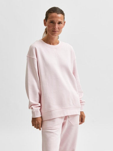 Stasie Sweatshirt - Chalk Pink