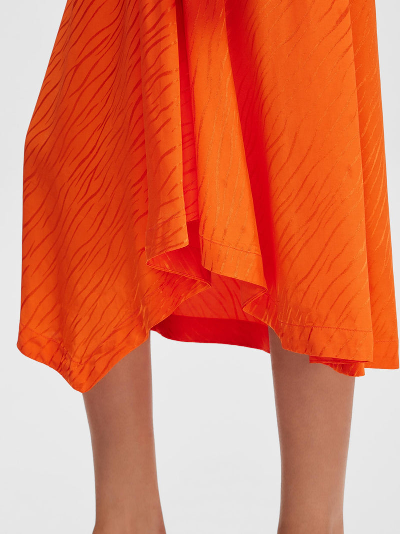 Abienne Midi Skirt - Orangeade