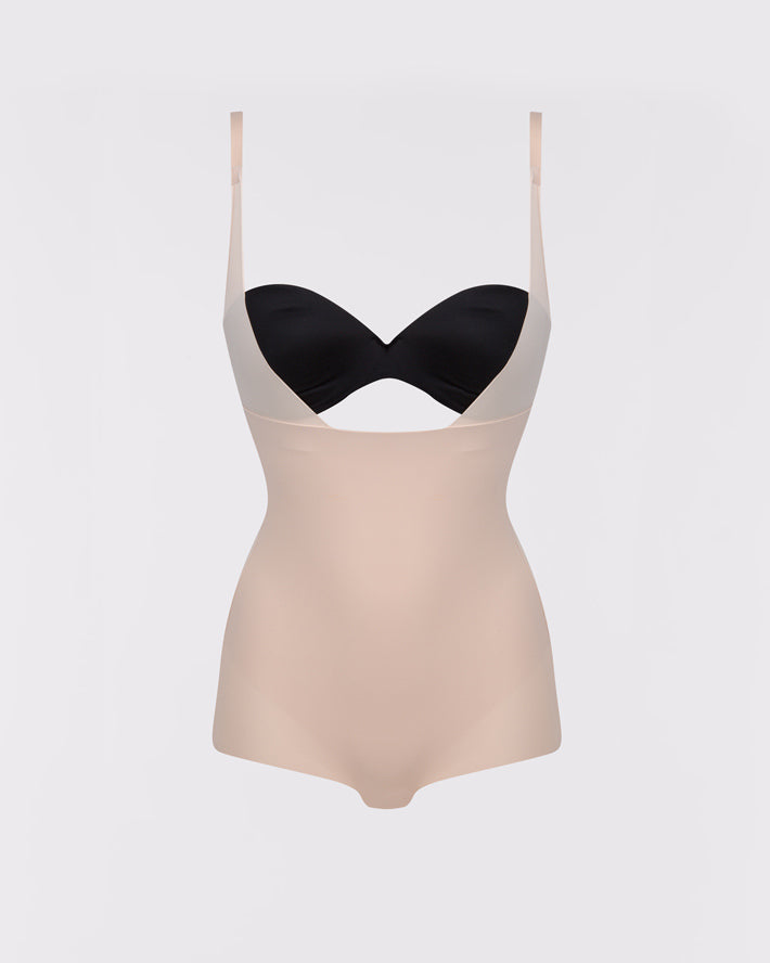 Wear Your Own Bra Body Briefer - Nude