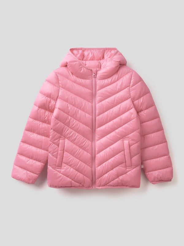 Basic Girl Padded Jacket - Pink