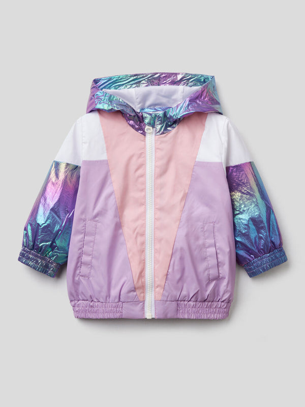 Cosmic Girl Hooded Jacket - Pink/lilac