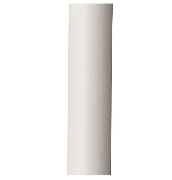 Rustic Taper Candle 29cm - White