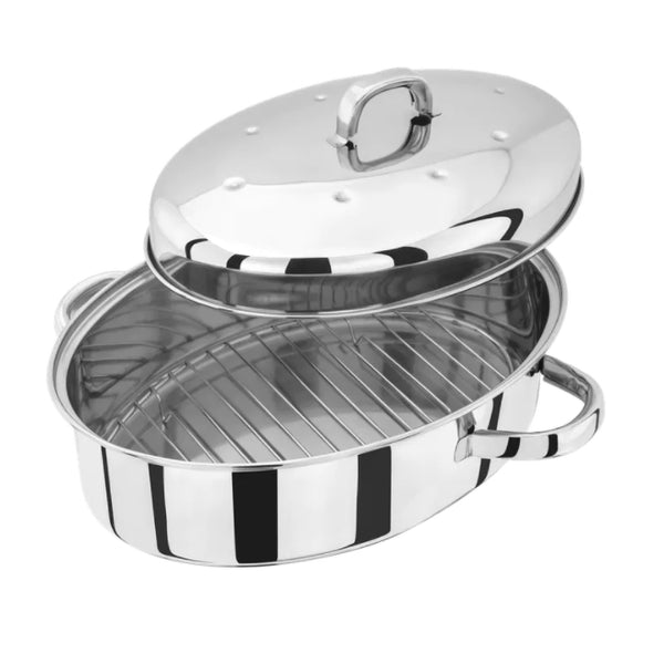 36cm Stainless Steel High Oval Roaster