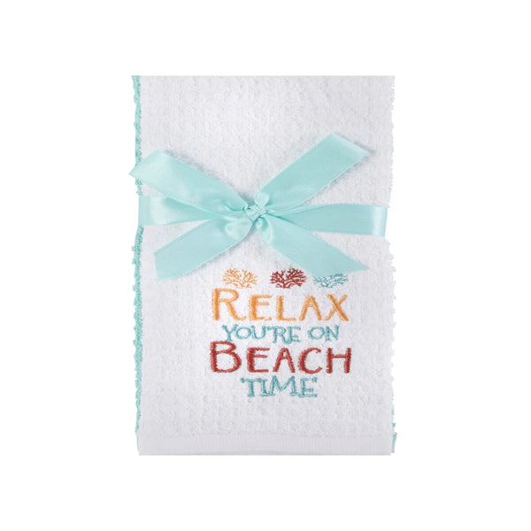 Beach Time Tea Towel Pair
