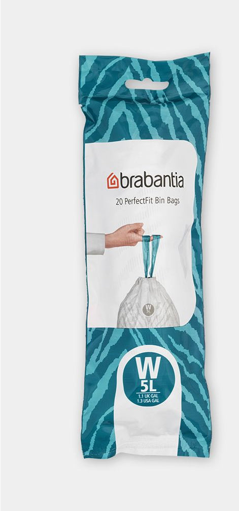 20 Perfect Fit Litre Bin Liner W