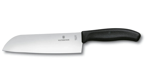Swiss Classic 17cm Santoku Knife Black
