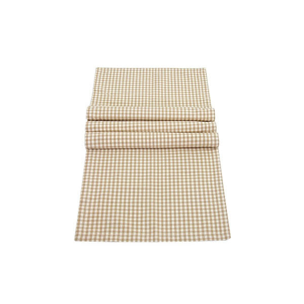 Walton & Co. Auberge Biscuit Table Cloth 100% Cotton - Runner 40x140CM