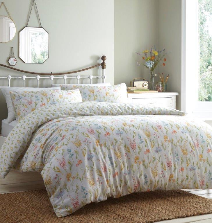 Wildflower Duvet Cover Set MultiColoured