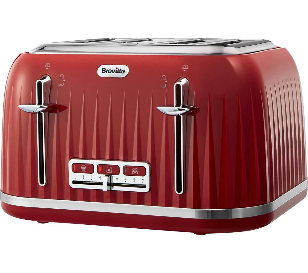 Impressions Slice Toaster Red1