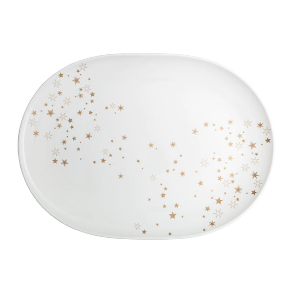 Porcelain Stars Turkey Platter