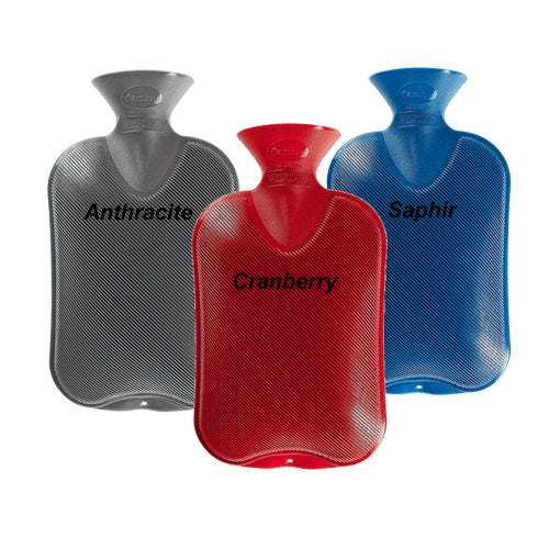 Fashy Hot Water Bottle Anthracite Cranberry