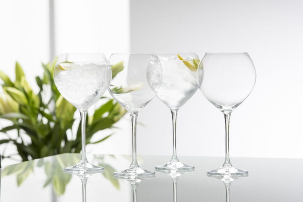 Galway Crystal Clarity Glassware - Goblet Set of 4