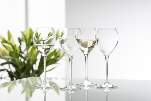 Galway Crystal Clarity Glassware - White Wine Glass Set of 4
