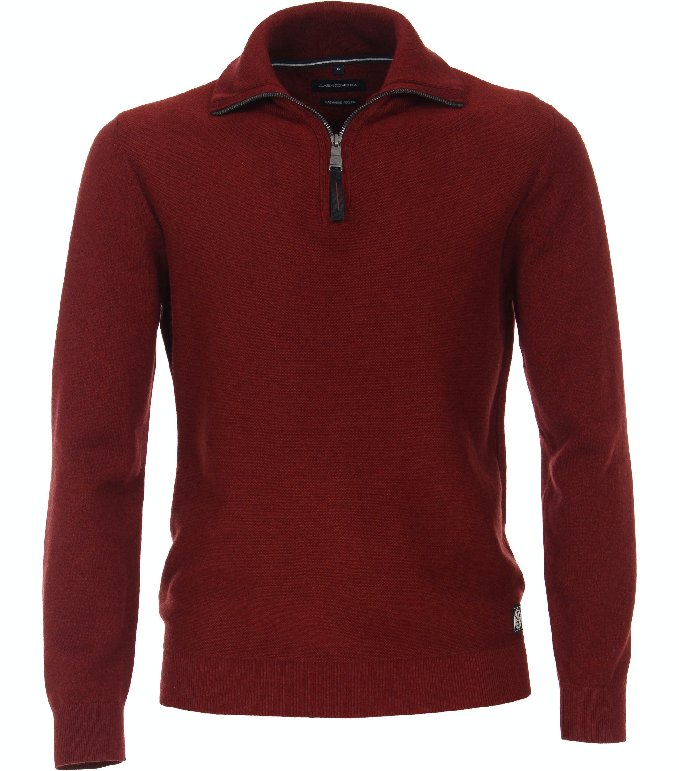 Mfh Brand Troyer Style Style Quarter Quarter Zip Jumper Rib Knit Olive Pullover Nuovo main image 1