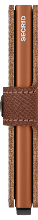 Saffiano Mini Wallet - Caramel