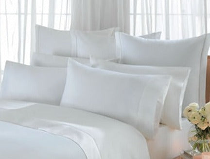 1000TC Cotton Sateen Tailored Pillowcase - Snow