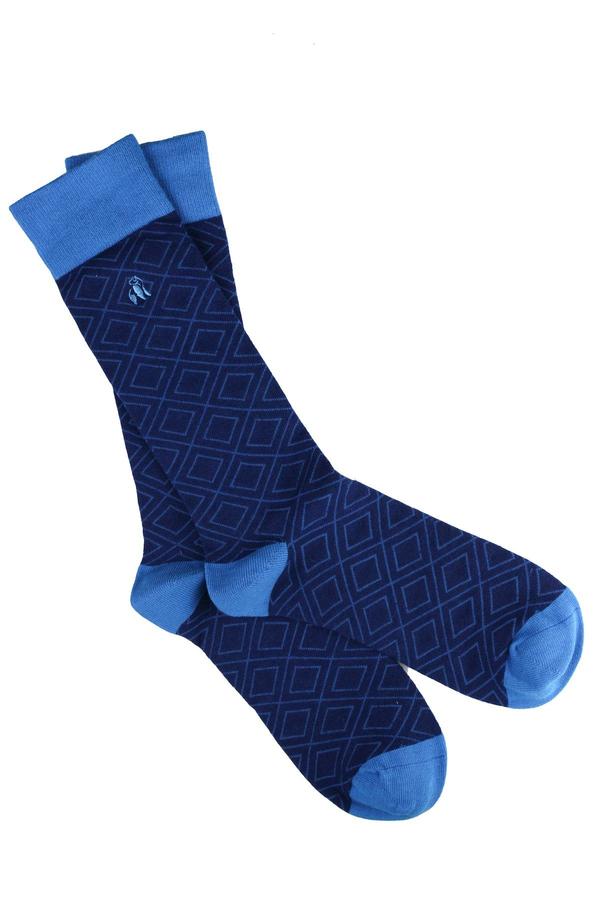 Diamond Sock - Blue