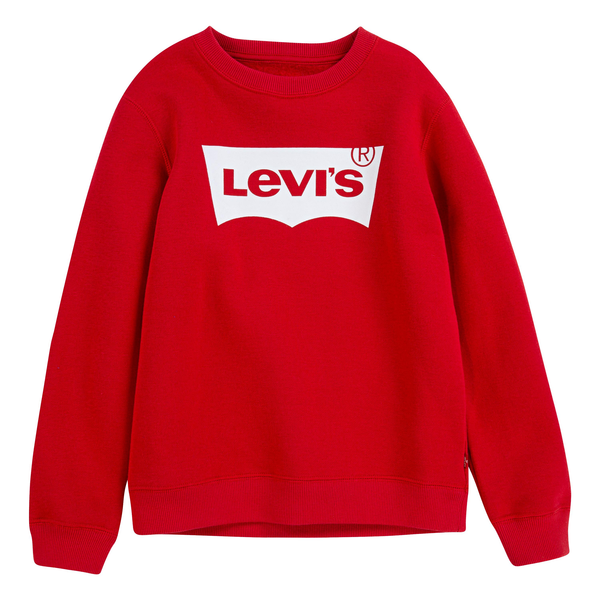 Boys Batwing Sweater - Levis Red/white