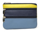 Purse - Blue, Navy & Yellow
