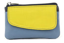 Purse - Blue, Navy & Yellow