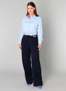 Ofira Essential Plain Shirt - Soft Blue