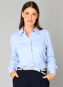 Ofira Essential Plain Shirt - Soft Blue