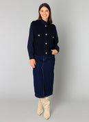 Brenda Sleeveless Cardigan - Dark Navy