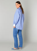 Benedikte Stripe Shirt - French Blue/multi