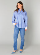 Benedikte Stripe Shirt - French Blue/multi