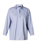 Benedikte Stripe Shirt - French Blue/multi