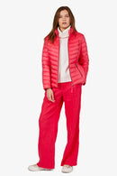Short Padded Jacket - Raspberry