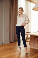 Bella Turn Up 3/4 Length Trouser - Navy