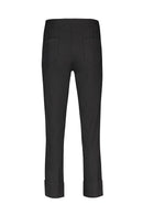 Bella TurnUp 3/4 Len Trouser - Black
