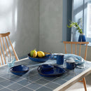 Imperial Blue Ridged Mug