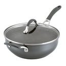 ScratchDefense 26cm Chef's Pan & Lid with Helper Handle