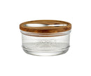 Glass Salt Pot With Integrated Spoon