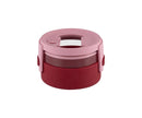 On The Go 300ml Glass Lunch Bowl-Pink/Burgundy
