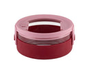 On The Go 700ml Glass Lunch Bowl-Pink/Burgundy