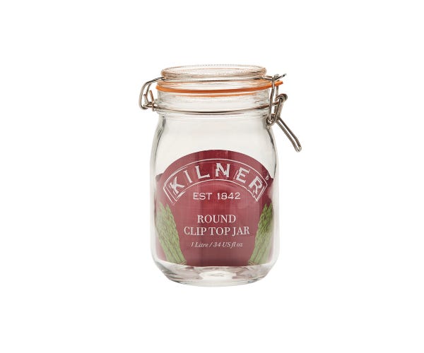 Clip Top Round Jar 1 Litre