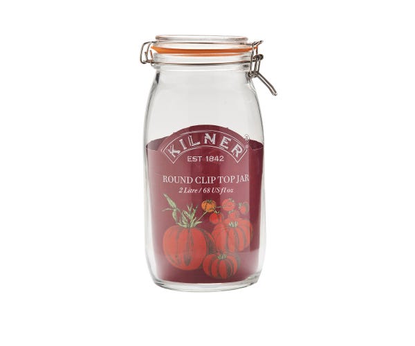 Clip Top Round Jar 2 Litre
