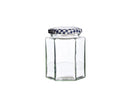 Hexagonal Twist Top Jar 280ml