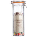 Facetted Clip Top Jar 2.2 Litre