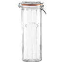 Facetted Clip Top Jar 2.2 Litre