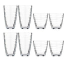 Essentials Swirl Tumbler Set 8 Piece